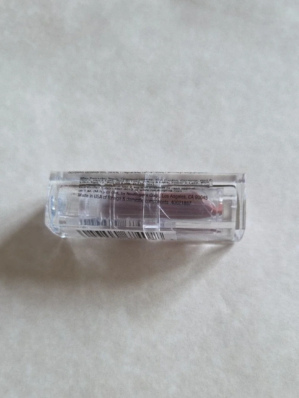 Neutrogena Moisture Shine Lipstick #240 Nude Blush NEW Sealed 0.12 oz/3.4g